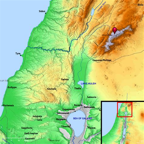 where is mount hermon located